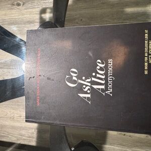 Go Ask Alice Hardcover Book - Anonymous - Black